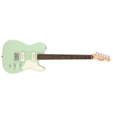 037-7030-557 Squier Paranormal Baritone Carbronita Telecaster Electric Guitar Surf Green