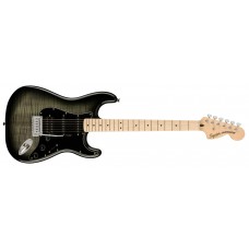 037-8153-539 Squier Affinity Series Stratocaster Electric Guitar HSS Flame Maple Top Black Burst 