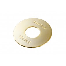 AP-0663-002 Gold Metal Rhythm Treble Ring with Writing