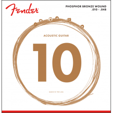 073-0060-402 Fender Phosphor Bronze Acoustic Guitar Strings 60XL 010-048 0730060402