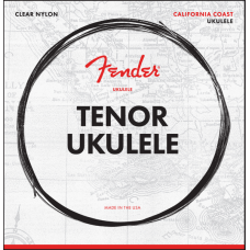 073-0090-404 Genuine Fender California Coast Tenor Ukulele Strings Clear Nylon 0730090404 