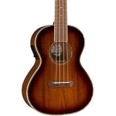 097-0452-164 Fender Montecito Acoustic-Electric Tenor Ukulele Shaded Edge Burst w/ Gig Bag 0970452164