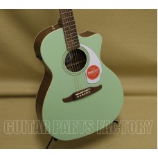 097-0743-557 Newporter Player Walnut Fingerboard White Pickguard Surf Green Acoustic Guitar 0970743557