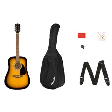 097-1210-532 Fender FA-115 Dreadnought Acoustic Guitar Pack Sunburst