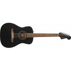 097-1722-106 Fender Joe Strummer Campfire Acoustic Guitar Matte Black With Deluxe Gig Bag