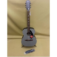 097-1752-088 Fender Tim Armstrong Hellcat Acoustic-Electric Guitar Checkerboard 0971752088