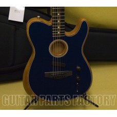 097-2018-271 Fender American Acoustasonic Telecaster Guitar Steel Blue 0972018271