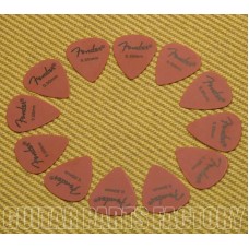 098-7351-700 Fender Red Delrin Touring Guitar Picks 351 Thin 0987351700