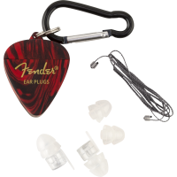 099-0544-000 Fender Professional Hi-Fi Ear Plugs with Pick-shaped Keychain Case 0990544000