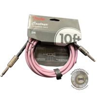 099-0571-166 Fender Contour 10' Foot Straight Instrument Cable Burgundy Mist 0990571166