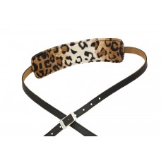099-0640-017 Fender Joe Strummer Vintage Guitar Strap Black & Leopard Punk 0990640017