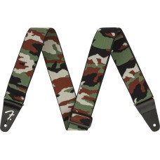 099-0685-100 Fender Weighless Camo Strap Woodland 2" 0990685100