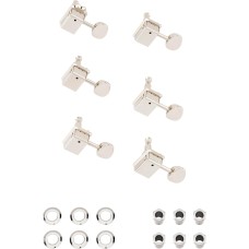 099-0802-105 Fender ClassicGear Staggered Tuning Machines Chrome 0990802105