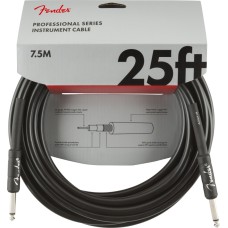 099-0820-016 Fender Professional Series Instrument Cable Straight/Straight 25' Black 0990820016