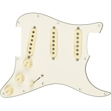 099-2344-509 Fender Pre-Wired Strat Pickguard Vintage Noiseless SSS Parchment 0992344509