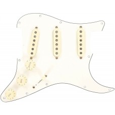 099-2345-509 Fender Pre-Wired Strat Pickguard Original '57/'62 SSS Parchment 11 Hole 0992345509