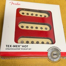 099-2418-000 Fender Tex-Mex™ Hot Stratocaster® Pickups Set Aged White Covers 0992418000