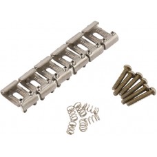 099-7203-000 Fender Road Worn Nickel Strat Guitar Bridge Section Kit 0997203000