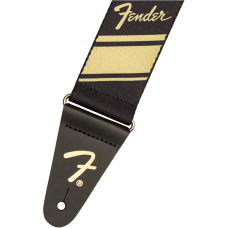 099-0647-044 Genuine Fender 2" Competition Stripe Strap Gold/Brown Guitar/Bass 0990647044