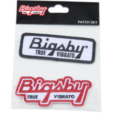 180-7284-100 Set of (2) Bigsby True Vibrato  Iron-On Guitar Patches 1807284100  