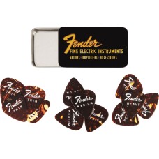 198-0351-010 Fender Fine Electric Pick Tin - 12 Pack 1980351010
