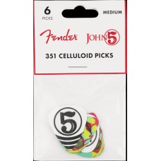 198-0351-049 Fender John 5 Guitar Picks 1980351049