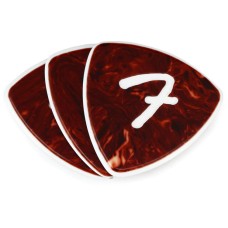 198-4346-300 Fender 3-Ply Celluloid 346 F Grip Picks Shell 3-pack 1984346300