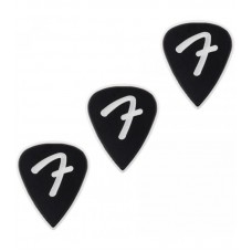 198-4351-306 Fender F Grip 351 Picks Black 3 Pack Guitar/Bass 1984351306