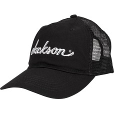 299-8785-000 Jackson Guitar Logo Trucker Hat Black One Size Fits Most 2998785000