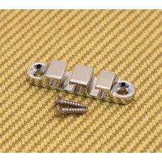 405200C 1 Hipshot Chrome Custom 3-String Bass Guitar String Guide Retainer 2SR-03C