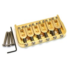 41065G Hipshot Gold Fixed Hardtail Guitar Bridge .175" Floor