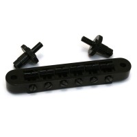 520BC Grover Black Nashville Tune-o-matic Guitar Bridge Retro Fits USA Gibson 520BC Grover Black Nashville Tune-o-matic Guitar Bridge Retro Fits USA Gibson
