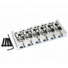 5A600BC-708 Hipshot A Series Chrome 6-String Bass Bridge