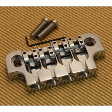 5G410C Hipshot Chrome 2-Point SuperTone Bass Bridge For Retrofits Gibson 