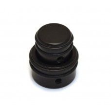 80610B (1) Black Hipshot Stacked O-Ring Guitar & Bass Knob 6mm/8mm 