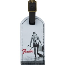 910-6101-002 Fender Guitar Vintage Luggage Tag Scuba Diver 9106101002