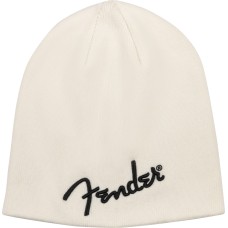 910-6111-701 Fender Logo Beanie  Arctic White One Size 9106111701