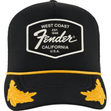 919-0149-001 Fender Guitar Scrambled Eggs Trucker Hat Black 9190149001