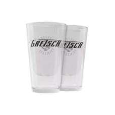 922-4757-002 Genuine Gretsch Guitar Power Fidelity Pint Glasses Set of 2 9224757002