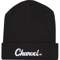 992-2875-100  Jackson Charvel Guitar Toothpaste Logo Beanie Black One Size 9922875100