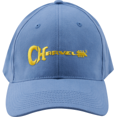 992-3324-001 Charvel Guitar 3D Logo Hat Light Blue M/L 9923324001