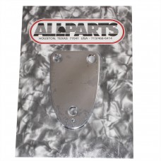 AP-0606-010 Chrome 3-hole Neckplate for Bass Guitar 70s Style No Logo