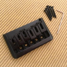 BN201B  Black Hardtail String-Thru Bridge for Telecaster and Stratocaster Guitars