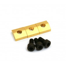 BP-0116-002 Gold Schaller Floyd Rose Guitar Locking Nut Blocks