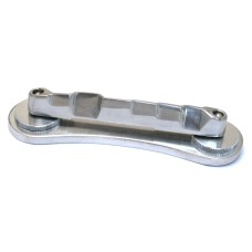 180-0024-000 Adjustable Bigsby Sorkin Bowtie Guitar Bridge With Flat Base 1800024000