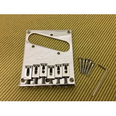 GB-TEC-N Nickel Modern Bridge 6-Saddle for Fender Telecaster/Tele Guitar