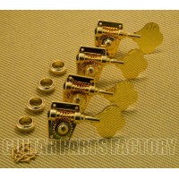 GB400GD-SET 4-Inline Gold Bass Tuners w/ Mounting Hardware