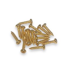 GS-3376-G Gold 3/8" Tuner Machine Head Mount Screws for Guitar/Bass