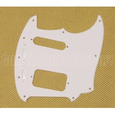 JGS-1202T WD White 1-Ply Thin Pickguard for Fender Jag Strang