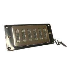 LMA6H-CB Chrome Radiator Alnico 5 Humbucker Guitar Pickup and Ring with Screws